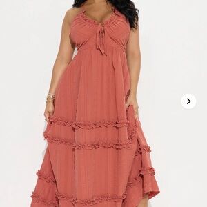Fashion Nova Terracotta Maxi Dress